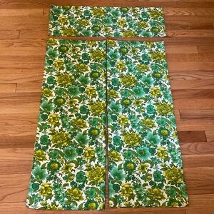 VTG Cafe Curtains Handmade Set/3 Panels